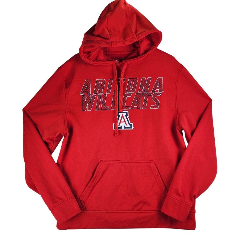 Arizona Wildcats Cover‎ One Hoodie Mens L Red NCAA Collegiate Gameday Pullover